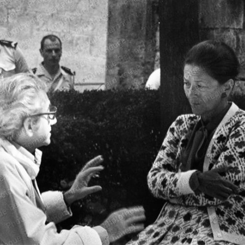 Edmonde Charles-Roux, Daniel Gelin Saint Maximin septembre 1980