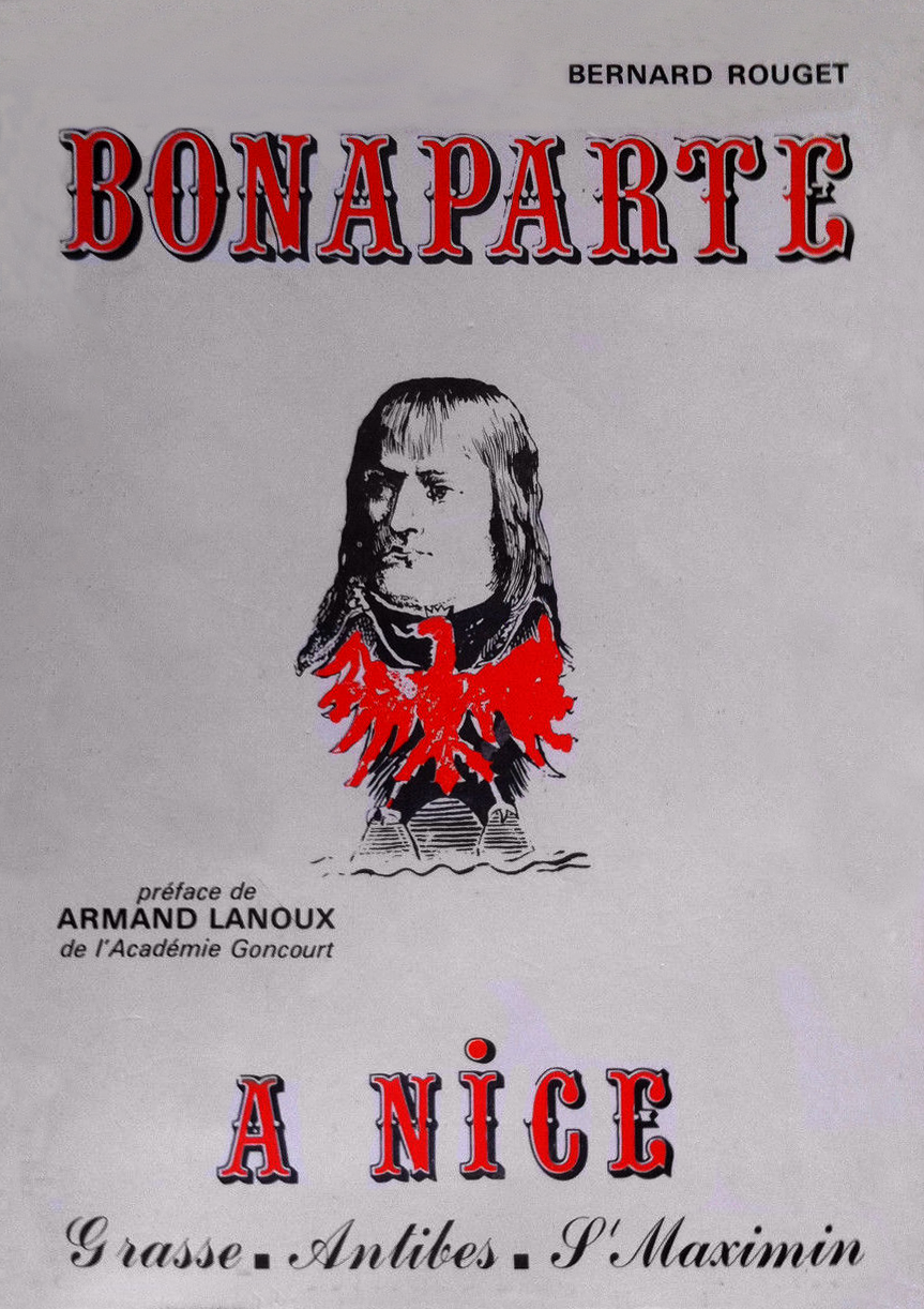 Bonaparte à Nice ouvrage de Bernard Rouget